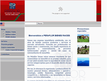 Tablet Screenshot of penaflorsv.com